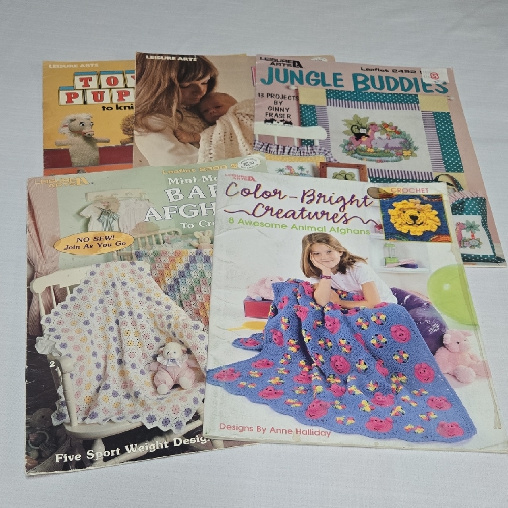 Mini-Motif Baby Afghans Crochet Book